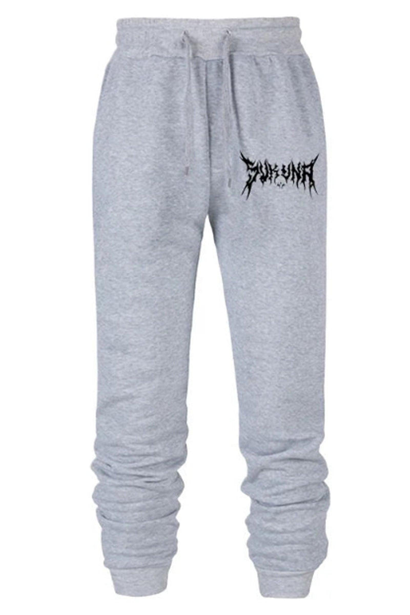 Women's Gray gym joggers with Berserk logo, adjustable drawcord waist, side pockets, lightweight moisture-wicking fabric.